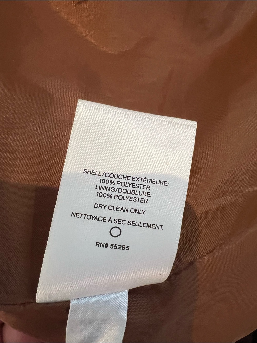 Express Women's Rust Brown Teddy Coat - Picture 5 of 5